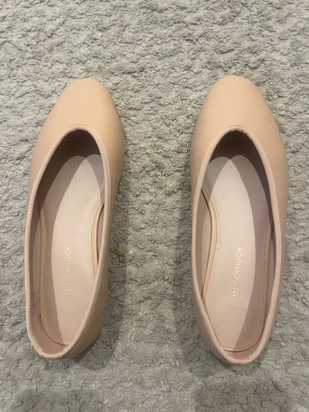 Tuckernuck Ballet Pink Nina Leather Flats